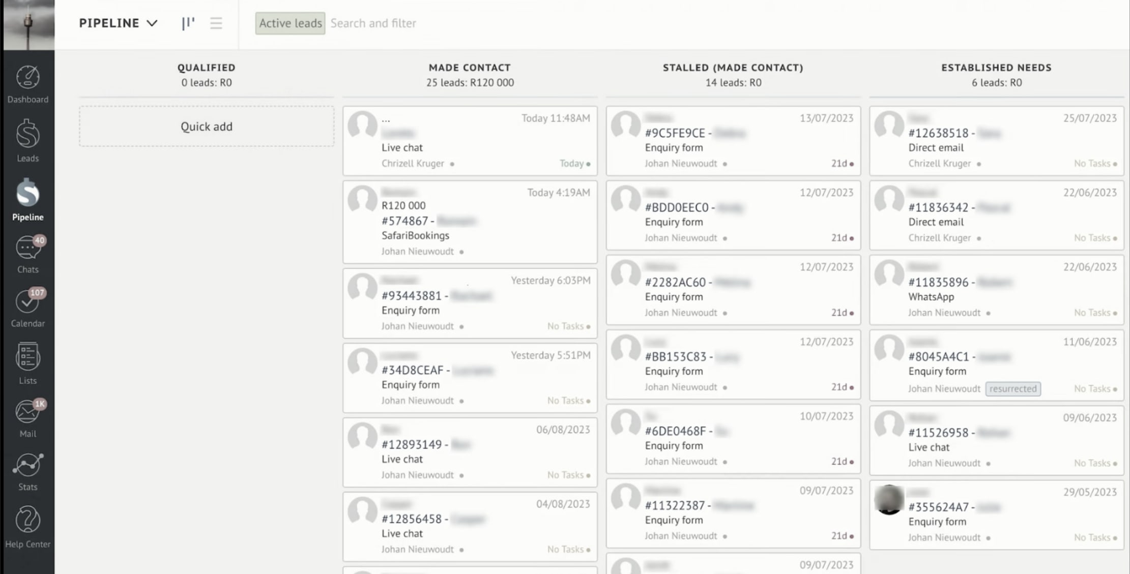 Kommo CRM integration with AddProcess AI lead qualification