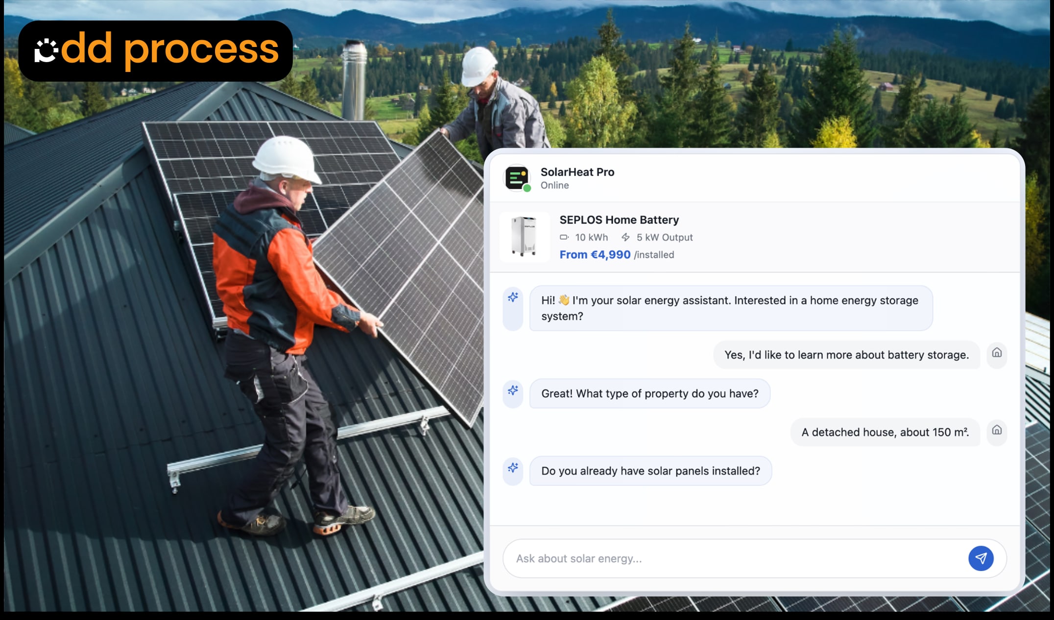 AI Chatbot for Heating & Renewable Energy Companies